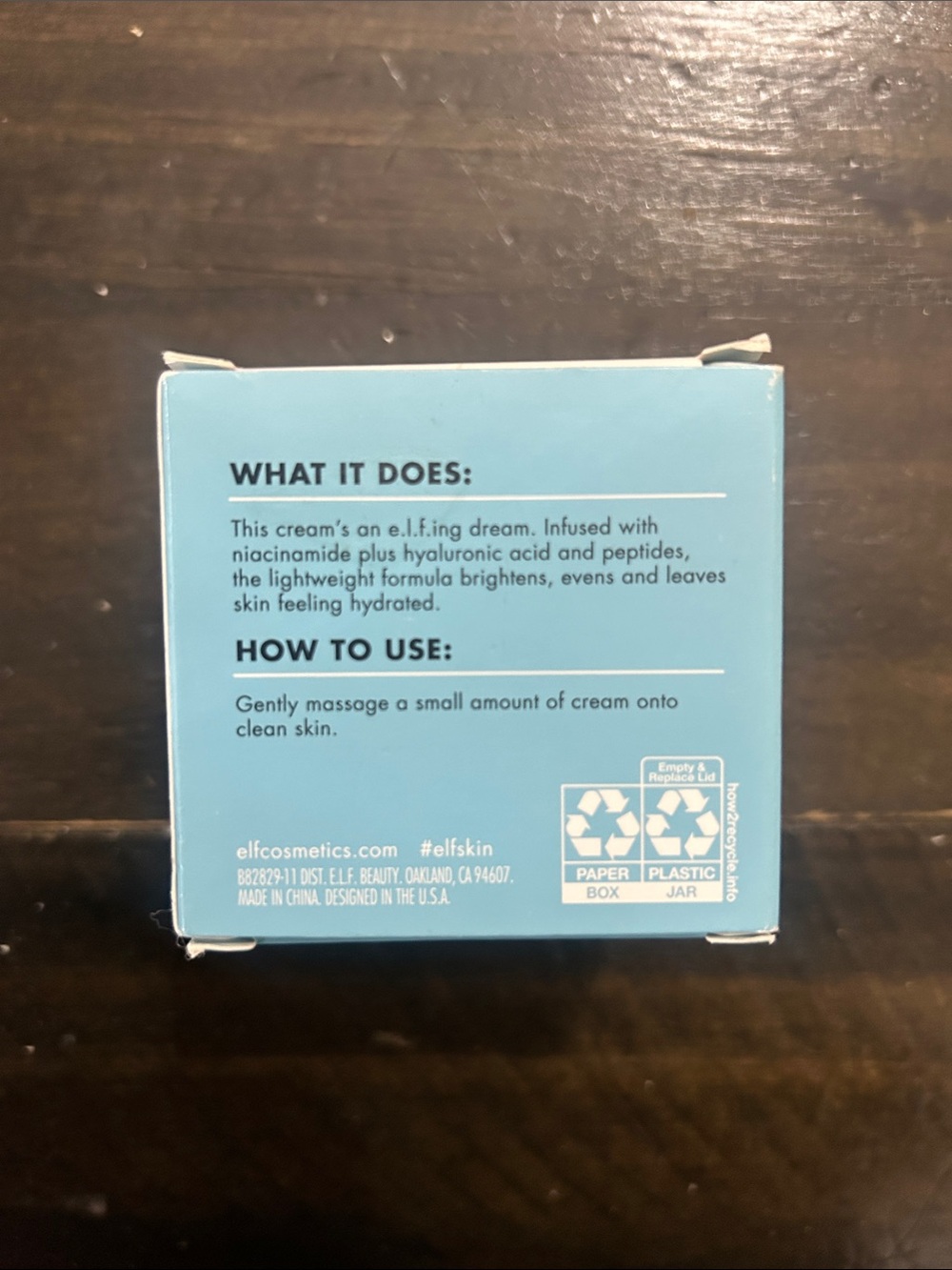 Skin Original Holy Hydration Face Cream - Light Blue - Picture 3 of 4
